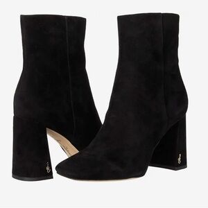 Black suede Sam Edelman Codie bootie size 7.5